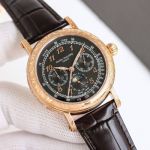 Patek Philippe Complications CH29-535 Italian Calfskin Leather Strap 42mm Men Watch